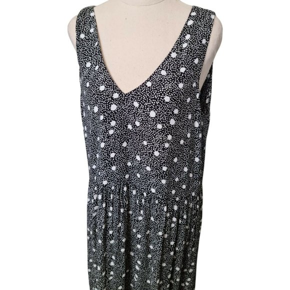 Decjuba Size 10 Sleeveless Maxi Dress With Pockets Relaxed Fit V Neck - Picture 5 of 9